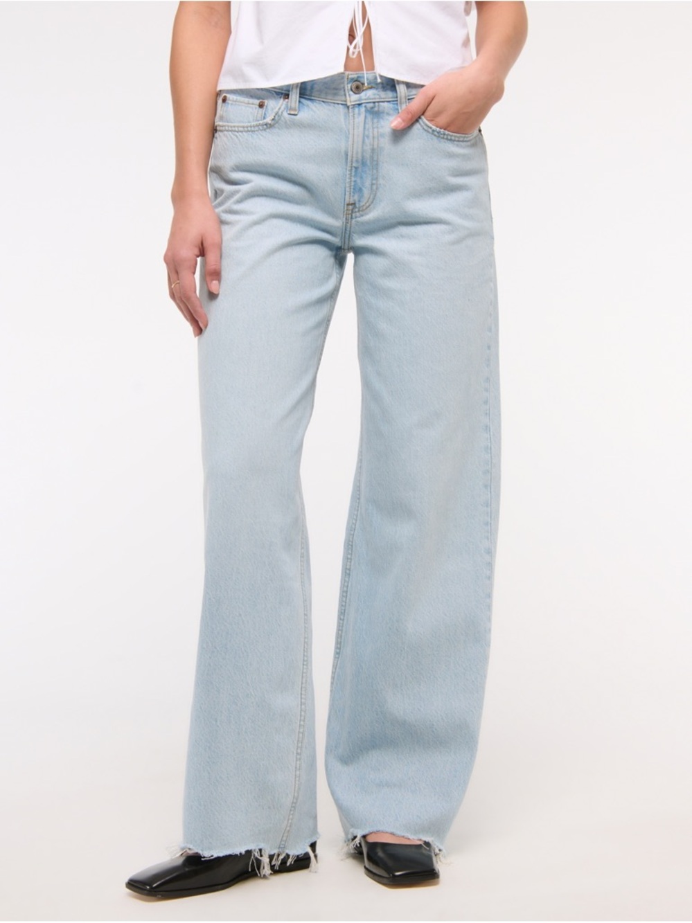 Abercrombie Women’s Low-Rise Ultra Loose Jeans